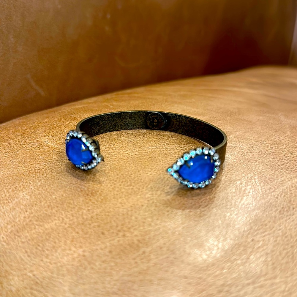 Adjustable Loren Hope Cuff Bracelet - vibrant blue color!